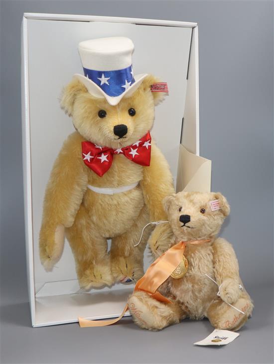 A First American teddy and a Royal Wedding bear